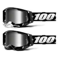 racecraft 2Photo #39 du produit Masque 100% RACECRAFT 2 Black Mirror Silver Lens