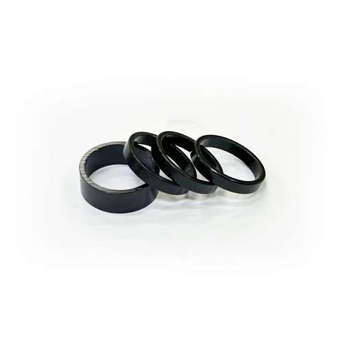 Set 4 Spacers alu Black - JYKK