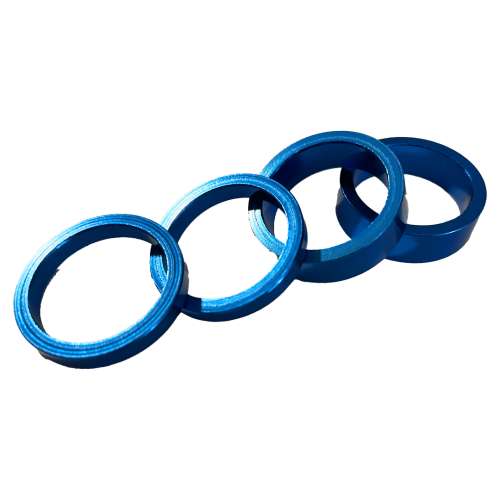 Set 4 Spacers alu Blue -GENERIC