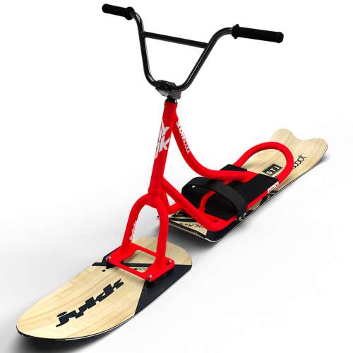 NEW SNOWSCOOT JYKK G70 GT-1 WOODEN SAS 2025 - ROUGE MAT