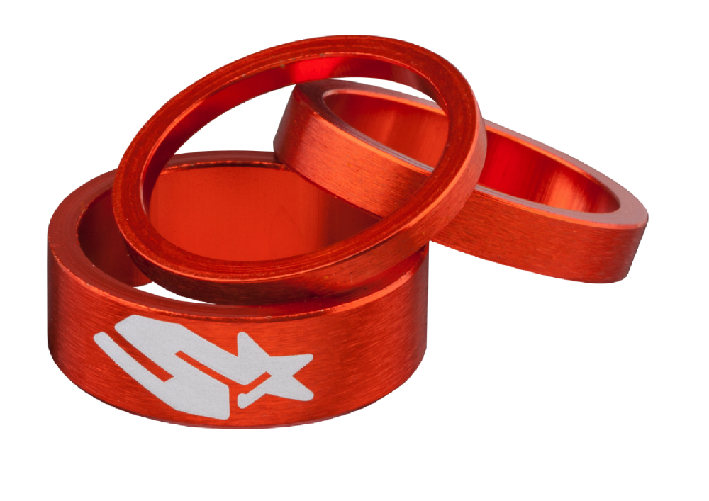 SET 3 SPACERS SPANK 3/6/12mm ORANGE