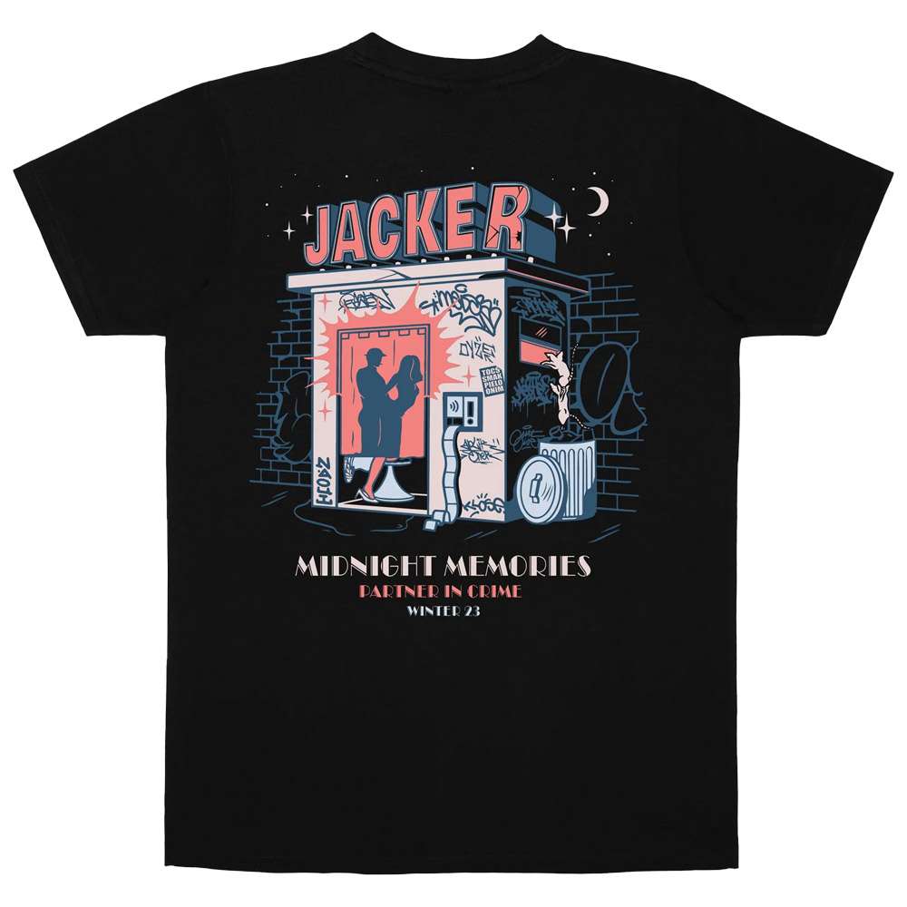 T-shirt MEMORIES Black - JACKER 