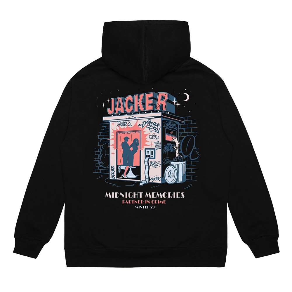 Sweat MEMORIES Black - JACKER 