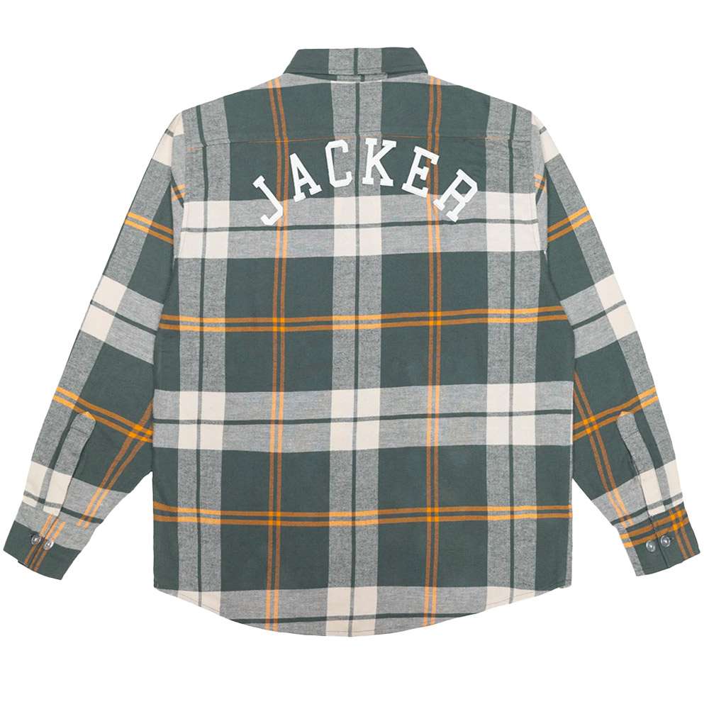 Chemise COLLEGE TARTAN Green - JACKER 