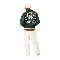Photo #862 du produit Blouson STINGY VARSITY JACKET Green - JACKER 