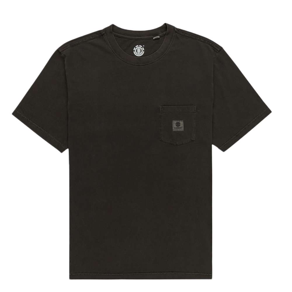 T-shirt homme BASIC POCKET Off Black - ELEMENT