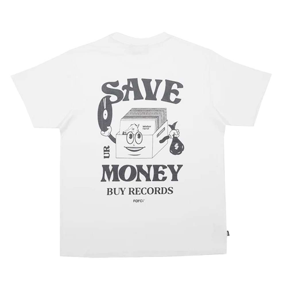 T-shirt MONEY White - FARCI