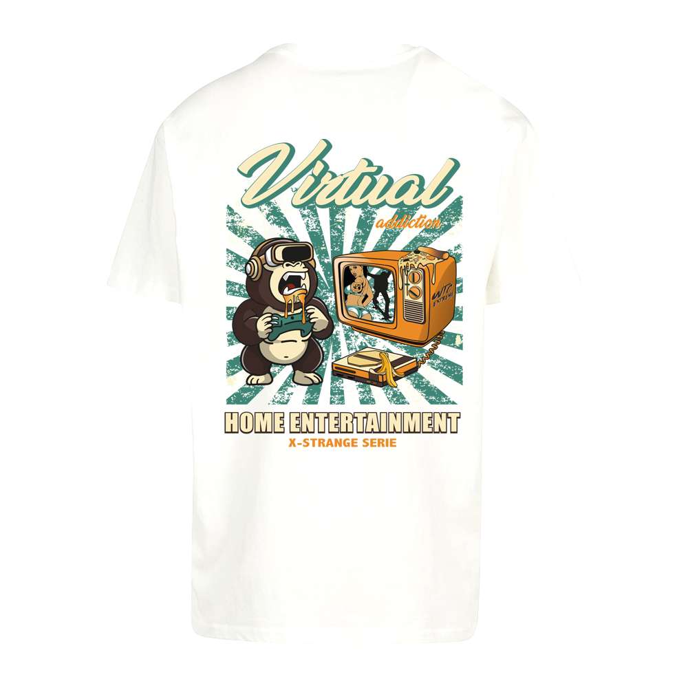 T-shirt oversize VIRTUAL White - WTC EXTREME