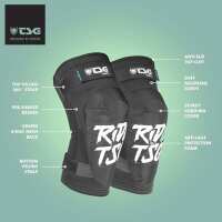 Photo #2318 du produit Genouillères Scout A ripped noir - TSG