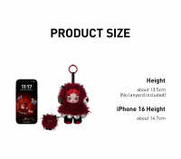 Photo #2377 du produit Figurine Officielle POP MART - SKULL-PANDA You Found Me! Series Plush Doll Pendant