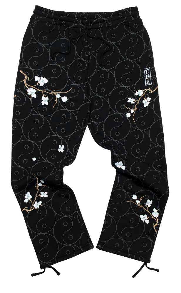 Pantalon DGK PANT UNITY FLEECE BLACK
