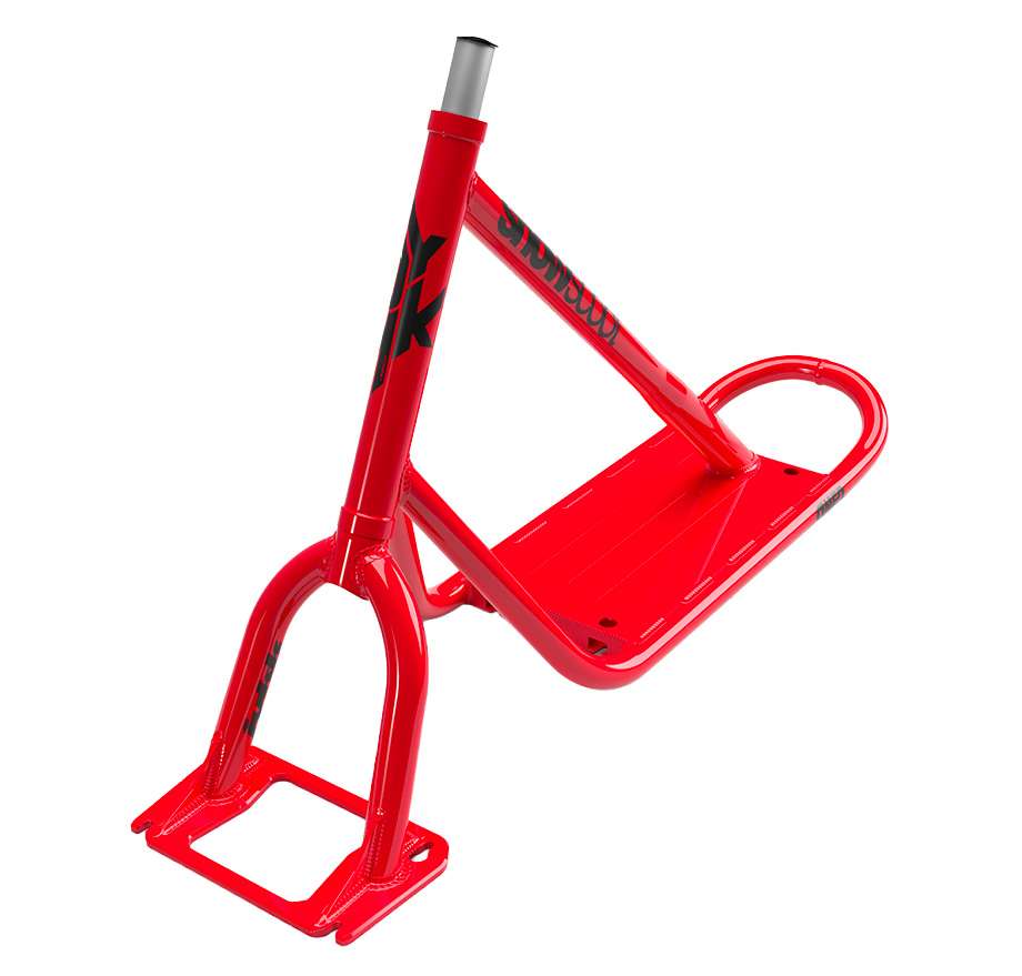 KIT CADRE SNOWSCOOT JYKK ONE D SAS - ROUGE BRILLANT