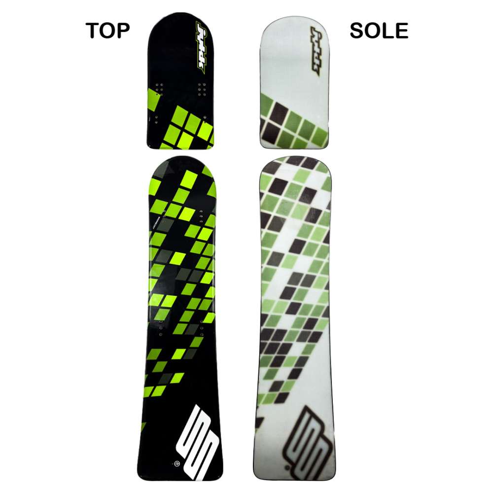 Board JYKK G-1 Basic Shape one 10 - Black/Green