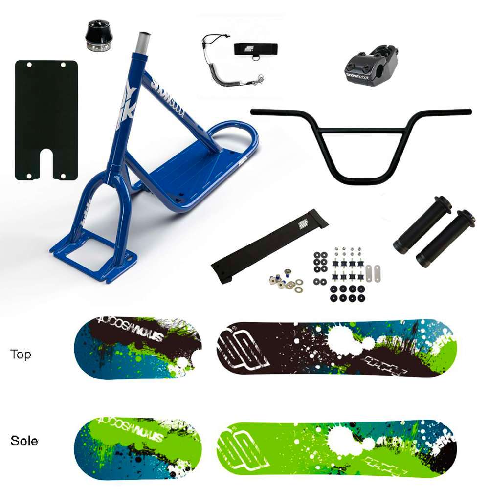 SNOWSCOOT JYKK ONE D X-1 HIGH SPLASH SAS - BLEU BRILLANT