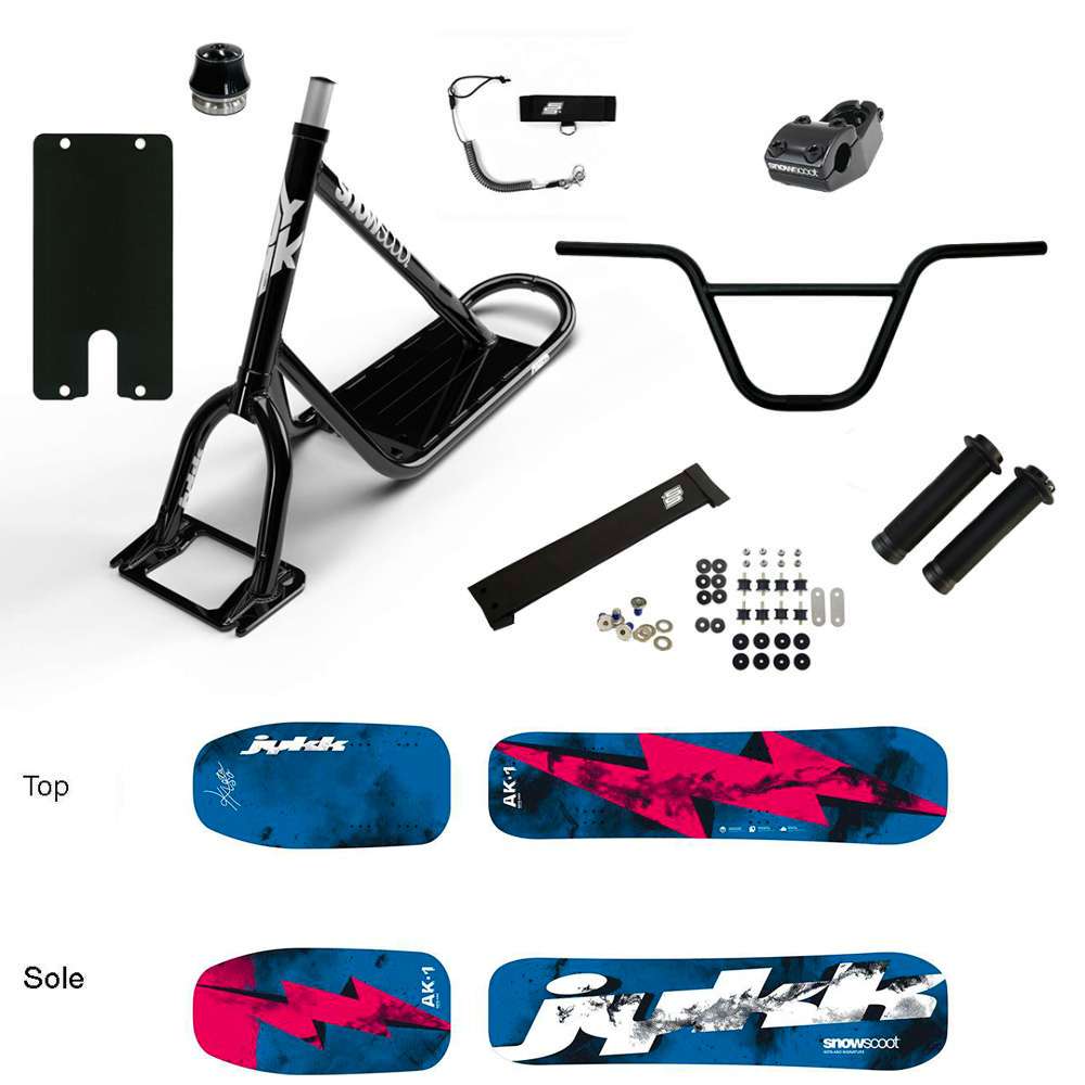 SNOWSCOOT JYKK ONE D AK1 I SAS - NOIR BRILLANT