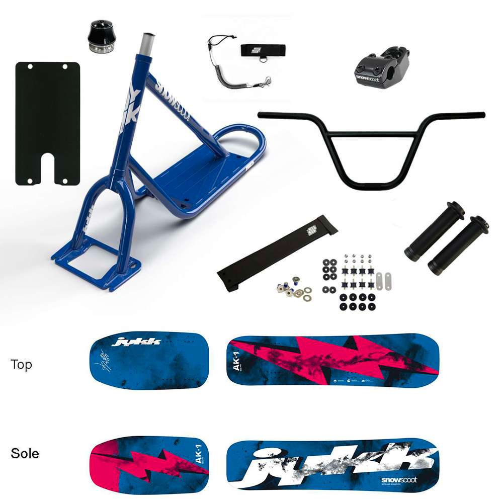 SNOWSCOOT JYKK ONE D AK1 I SAS - BLEU BRILLANT