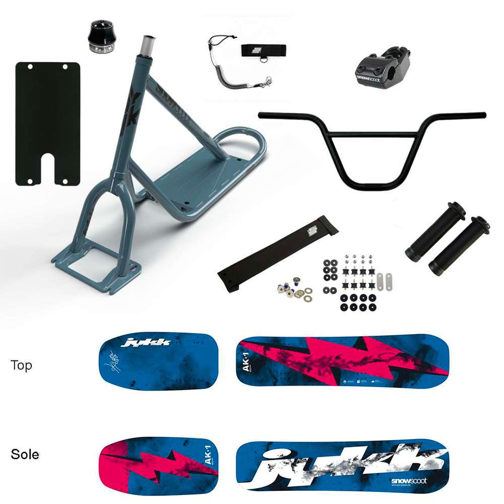 SNOWSCOOT JYKK ONE D AK1 I SAS - GRIS BRILLANT