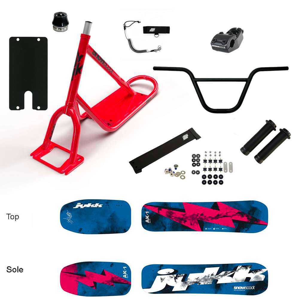 SNOWSCOOT JYKK ONE D AK1 I SAS - ROUGE BRILLANT