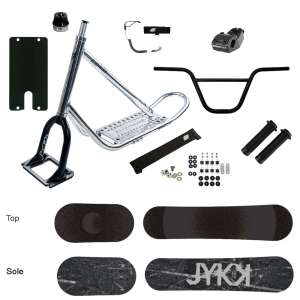SNOWSCOOT JYKK 70 SAS ULTRA POLISH/BLACK - X-1 DUSAN Black Hard Flex