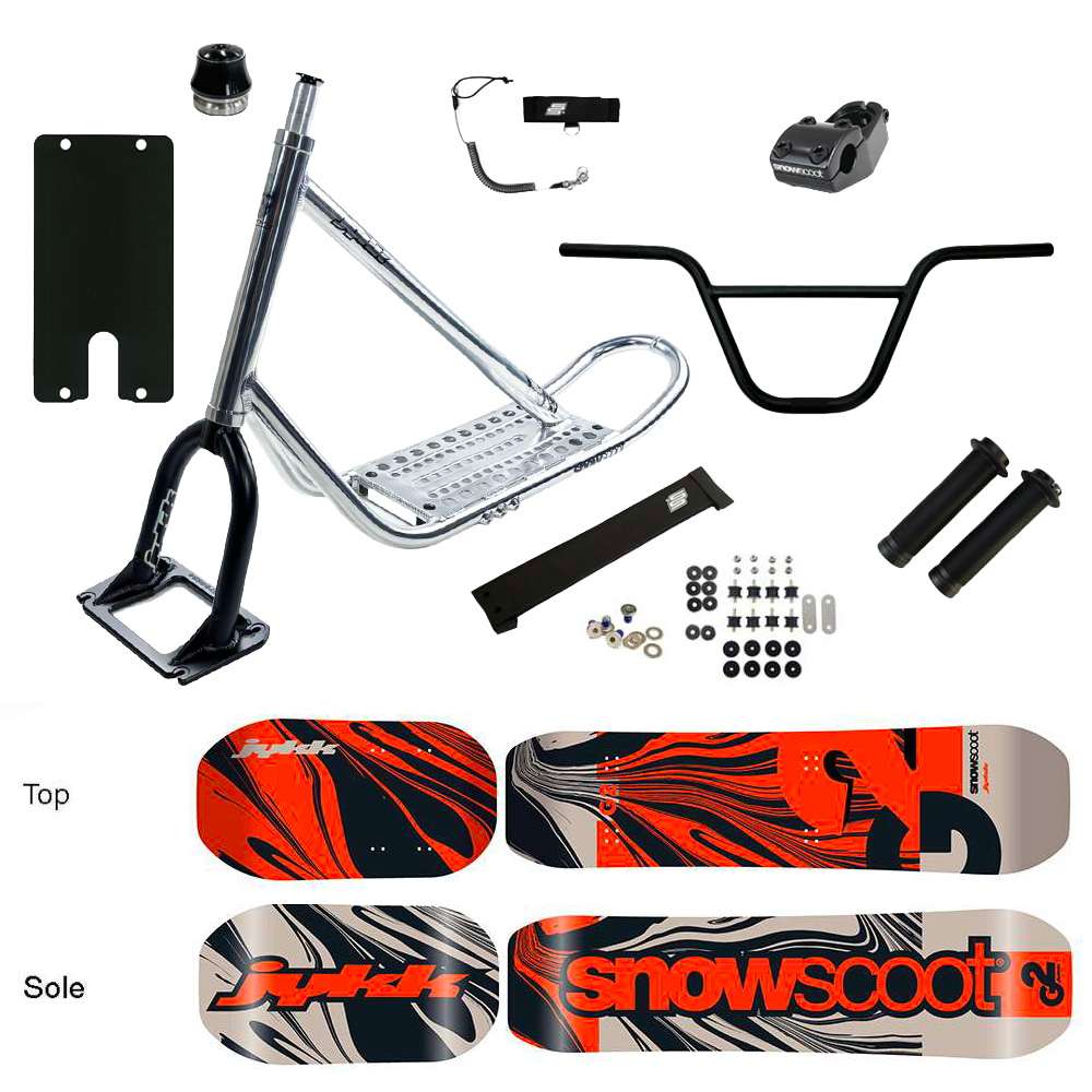 SNOWSCOOT JYKK 70 SAS ULTRA POLISH/BLACK - G2 Médium Flex