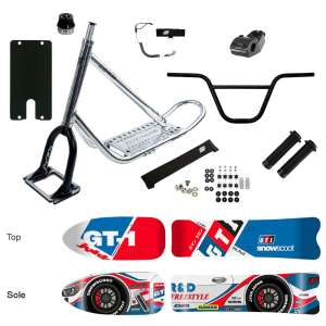 SNOWSCOOT JYKK 70 SAS ULTRA POLISH/BLACK - GT-1 SPORT - Médium Flex