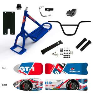 Plus d'info sur SNOWSCOOT JYKK 70L GT1 SPORT SAS - BLEU MAT Médium Flex