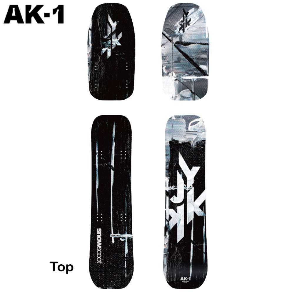 NEW BOARD JYKK SNOWSCOOT AK-1 DARK FACE - SIGNATURE KOTA ASO