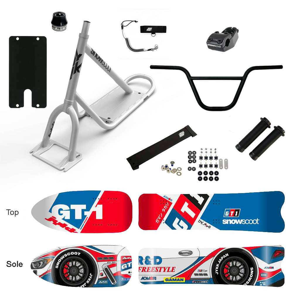 SNOWSCOOT JYKK ONE D GT1 SPORT SAS - BRUT BRILLANT