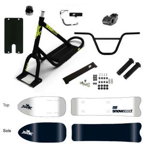 Plus d'info sur SNOWSCOOT JYKK 70L GT1 PURE WHITE SAS - NOIR MAT