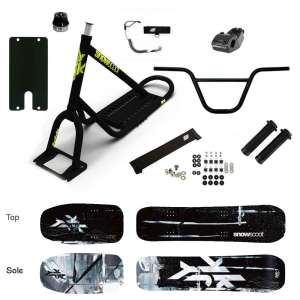 Plus d'info sur SNOWSCOOT JYKK 70L AK1 DARK FACE SAS - NOIR MAT