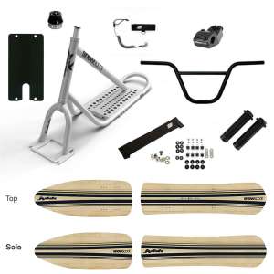 Plus d'info sur SNOWSCOOT JYKK 70L P-1 WOODEN SAS - BRUT MAT Hard Flex