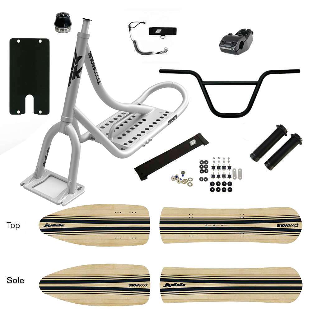 SNOWSCOOT JYKK G70 P1 WOODEN SAS - BRUT MAT Hard Flex