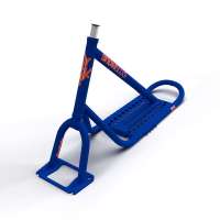 Photo #3484 du produit SNOWSCOOT JYKK 70L P-1 WOODEN SAS - BLEU MAT Hard Flex