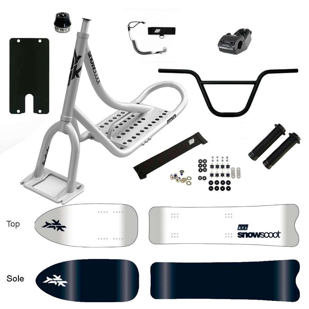 SNOWSCOOT JYKK G70 GT-1 PURE WHITE SAS - BRUT MAT