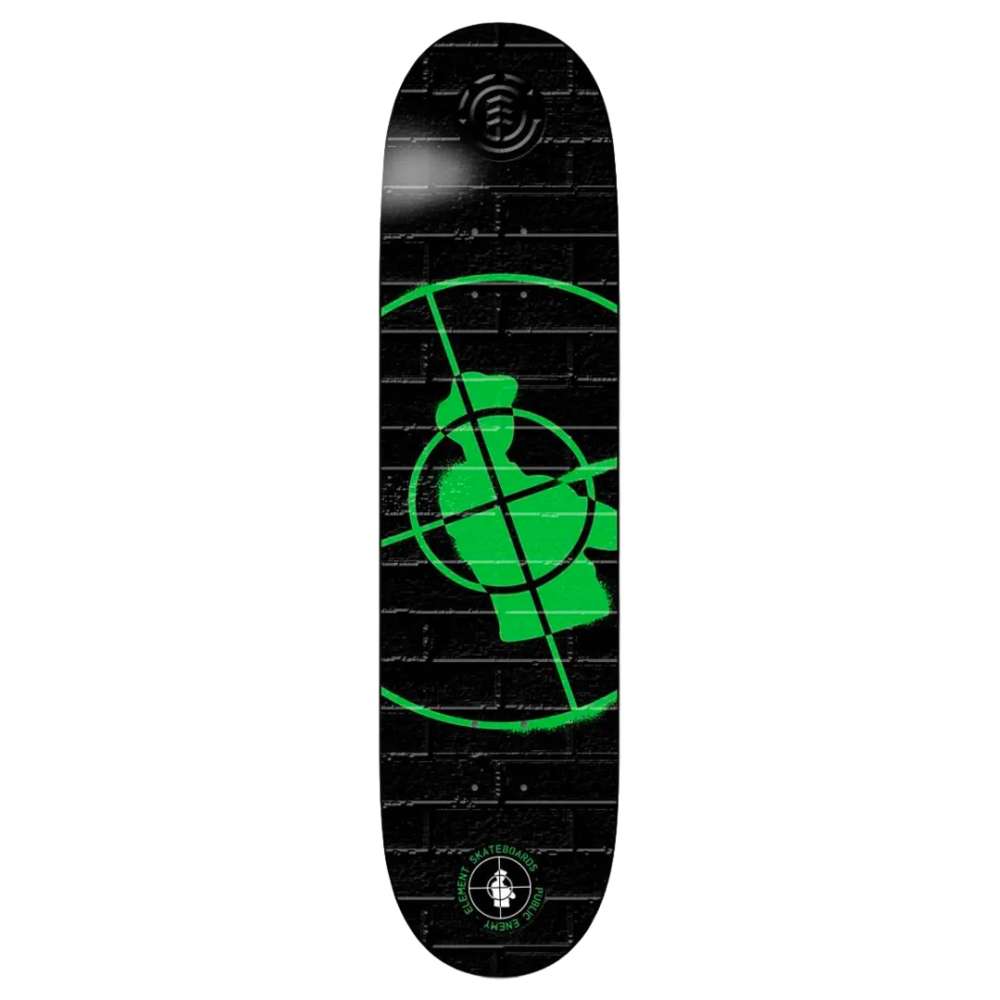 Deck Skate Element x Public Enemy Fight The Power 8.25