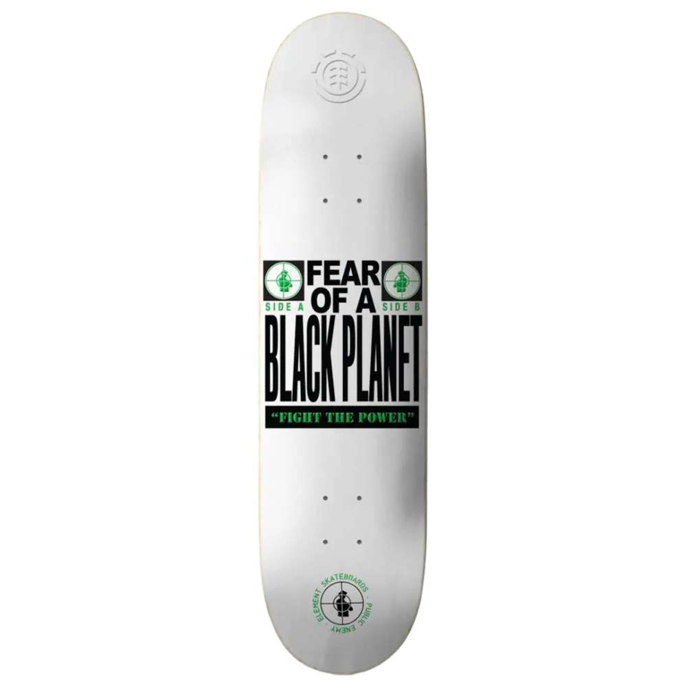 Deck Skateboard Element x Public Enemy Fear Black Planet 8.5