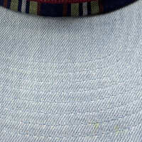 Photo #4039 du produit Casquette HUF Chenille Patch 6 Panel Denim à carreaux