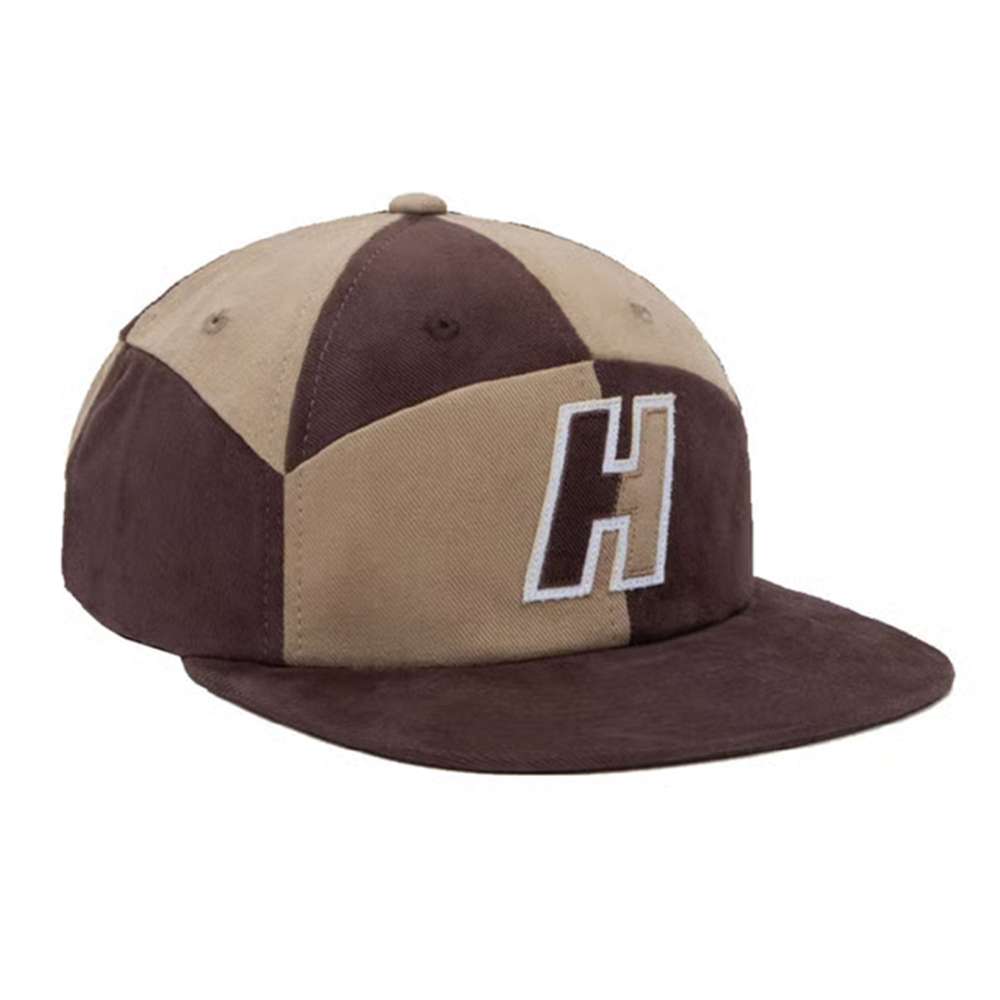 Casquette HUF Splice H Strapback Brown 6 Panel