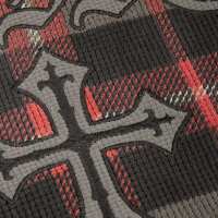 Photo #4110 du produit DGK Blessed Plaid Thermal Zip Hoodie – Vintage Wash