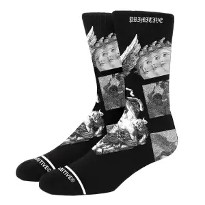 Plus d'info sur Primitive Century Socks Black – Skate Streetwear - One Size