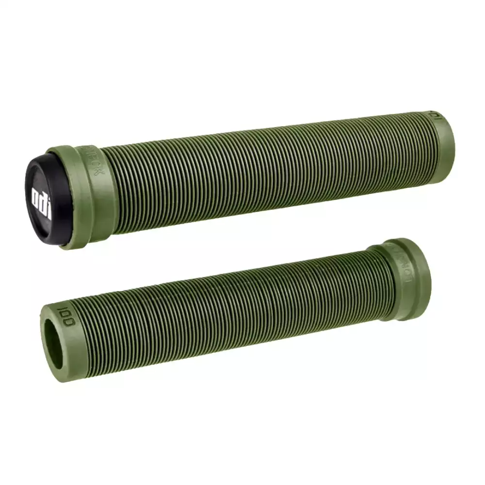 Poignées ODI Longneck SLX vert kaki 160 mm sans collerette